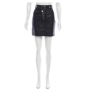 Alexander Wang Leather Mini Skirt Sz 6
